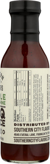 Southern City Flavors, Grillng Sauce Apple Moonshine, 15 Ounce