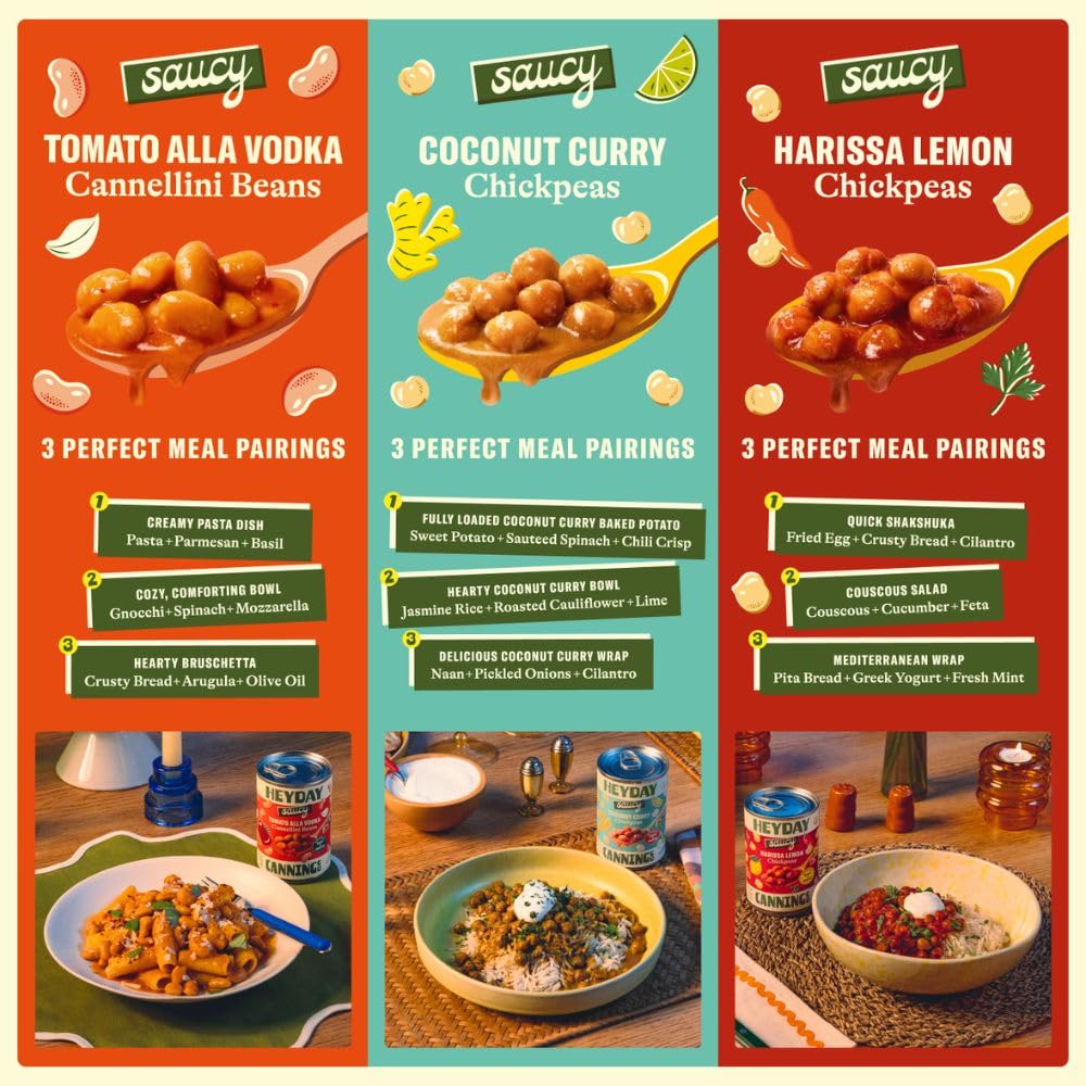 Heyday Canning Co, Chickpeas Coconut Curry, 15 Ounce