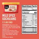 O’Food Gochujang - Korean Red Chili Paste [Mild | 2.2 lb (1kg) ] Spicy & Sweet Savory Fermented Sauce | Gluten-Free | No Corn Syrup | Great