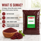 Tazah Sumac Spice 5 lb, Bulk Ground Sumac Seasoning from Jordan, Tangy Middle Eastern and Mediterranean Spice Powder for Restaurants, Foodservice