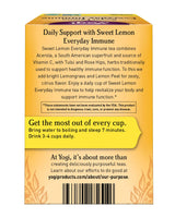 Yogi Tea, Tea Everyday Immune Sweet Lemon Organic, 16 Count