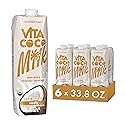 Vita Coco Vanilla Organic Coconut Milk, Plant Based, Dairy Free Milk Alternative - Gluten Free, Soy Free, Seed Oil Free, Unsweetened - Perfect Add to Cereal, Smoothies, Desserts - 33.8 Ounce (Pack of 6)