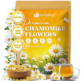 Lavendium, Premium 4oz Dried Chamomile Flowers, 100% Natural & Pure Whole Chamomile Blossoms, No Additives or Preservatives, Non-GMO, Plant-Based