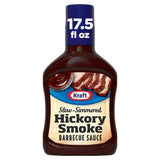 Kraft Hickory Smoke Slow-Simmered Barbecue BBQ Sauce, 17.5 oz Bottle
