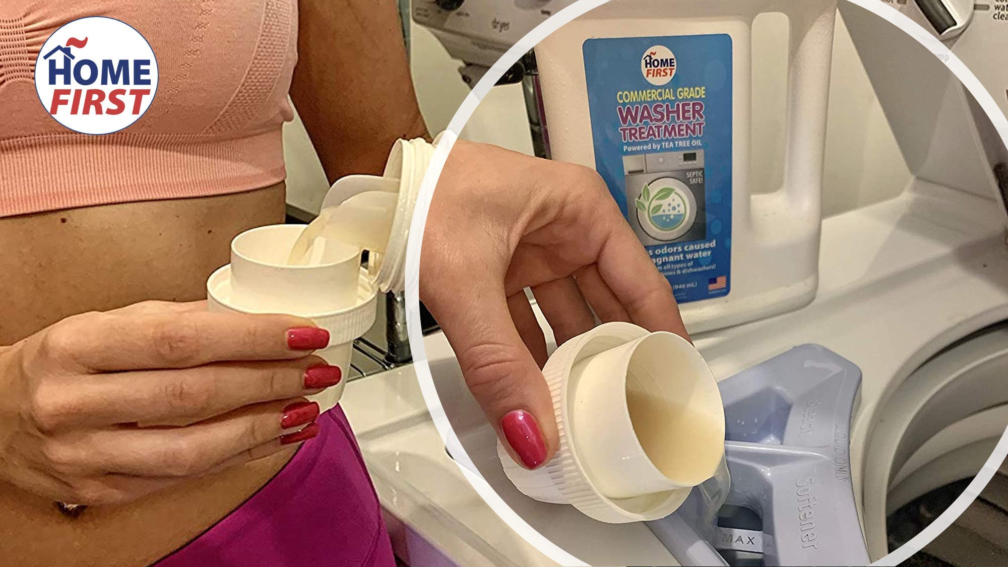 Washing Machine Heavy Duty Cleaner Deodorizer - Eco-Friendly of Control Mold And Mildew From Behind the Drum or Door of Your Front or Top Load Washer