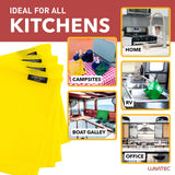 Lunatec® Odor-Free Kitchen Dishcloths. A Scrubber and scouring pad for All Surfaces. Safe for Non-Stick. (6-Pack)