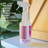 Don Aslett 3-Way Spotter (1 Liter Bottle, Pack of 2) Stain Remover, Odor Eliminator, Carpet Protector | Ready-to-use Rug Deodorizer and Spots Cleaner