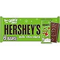 HERSHEY'S Grinch Milk Chocolate, Christmas Candy Bars, 1.2 oz (6 Count)