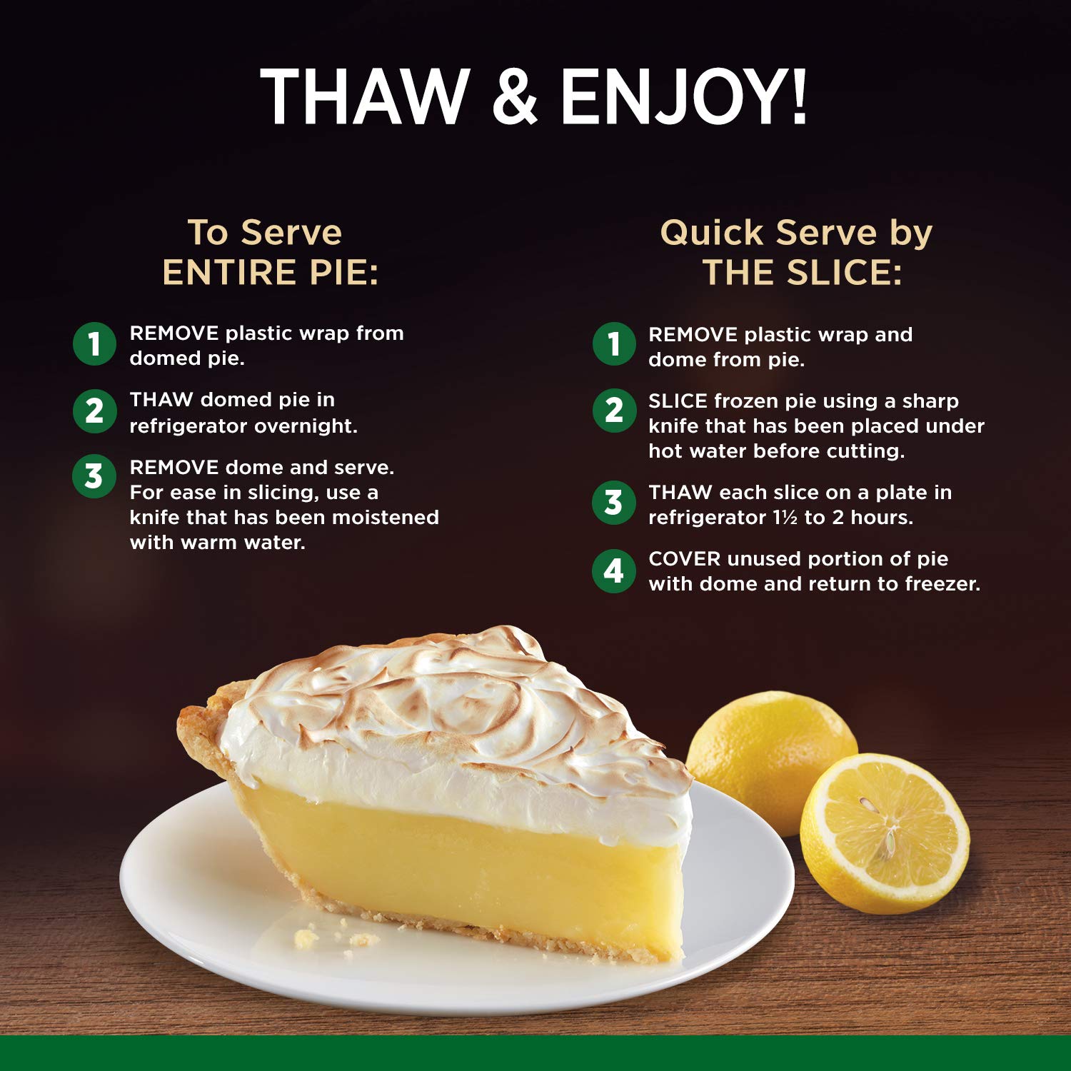Marie Callenders Marie Callender's Lemon Meringue Pie Frozen Dessert, 31.5 OZ