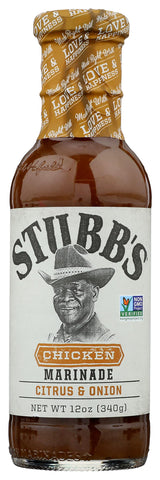 Stubb's Citrus & Onion Chicken Marinade, 12 oz