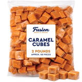 Caramel Cubes Candy - 2 Pound Bulk Bag, Individually Wrapped - Vanilla Caramel Candy Soft Classic Chewy Candy, For Baking, Holidays, Snacking Or Any