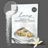 Sweetzo Swedish Pancake Mix and Vanilla Powdered Sugar, For Baking, Pancakes and Crepe Making Kit, Bulk Bags, 6 and 8 Ounces Each (Pack of 2)