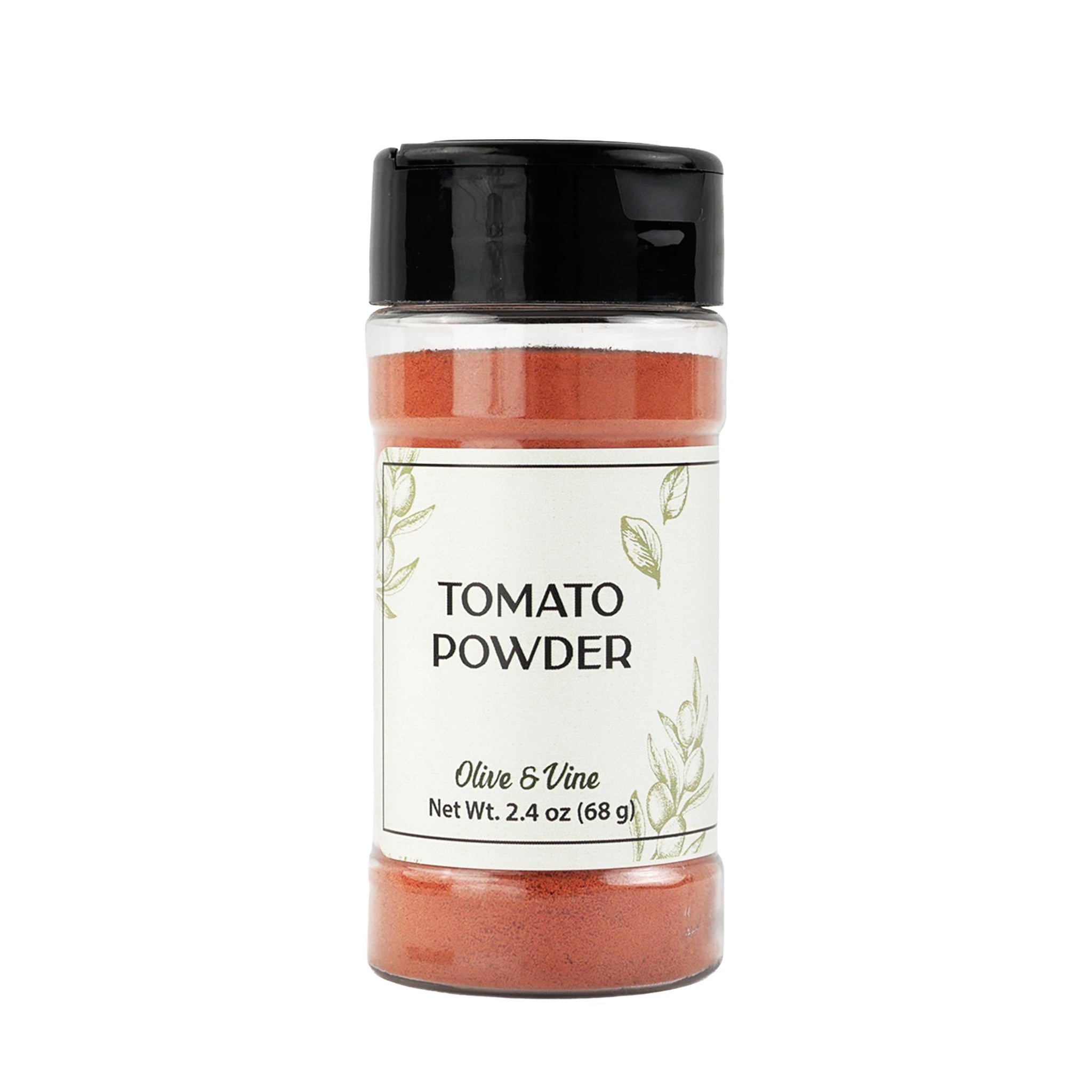 Olive & Vine Tomato Powder, Rich Tomato Flavor, For Sauces & Soups, Authentic Taste, For Global Recipes (2.4 Ounce)