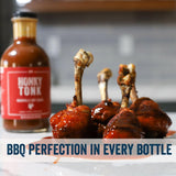 PS Seasoning Honky Tonk Nashville Hot Sauce - Spicy All-Purpose Sauce for Dipping, Basting, and Glazing - Sweet and Smoky Flavor, Great on Wings