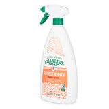 Charlie's Soap Kitchen & Bath Household Cleaner Spray (32 Fl. Oz., 2 Pack) Natural Kitchen and Bathroom Multi-Surface Cleaner - Non-Toxic