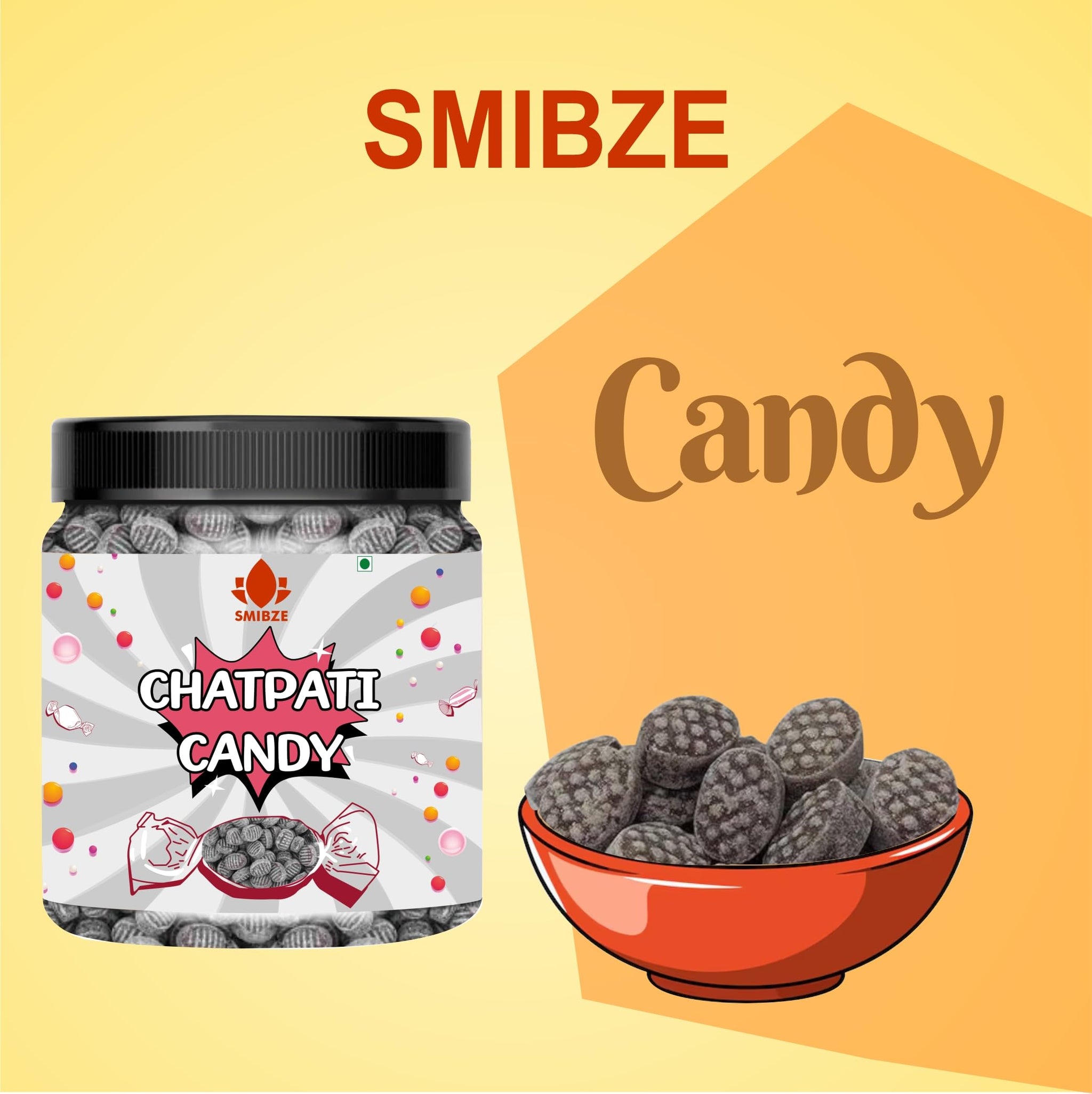 SMIBZE Natural Chatpati Candy 150 GM (Pack of 1) SMIBZE
