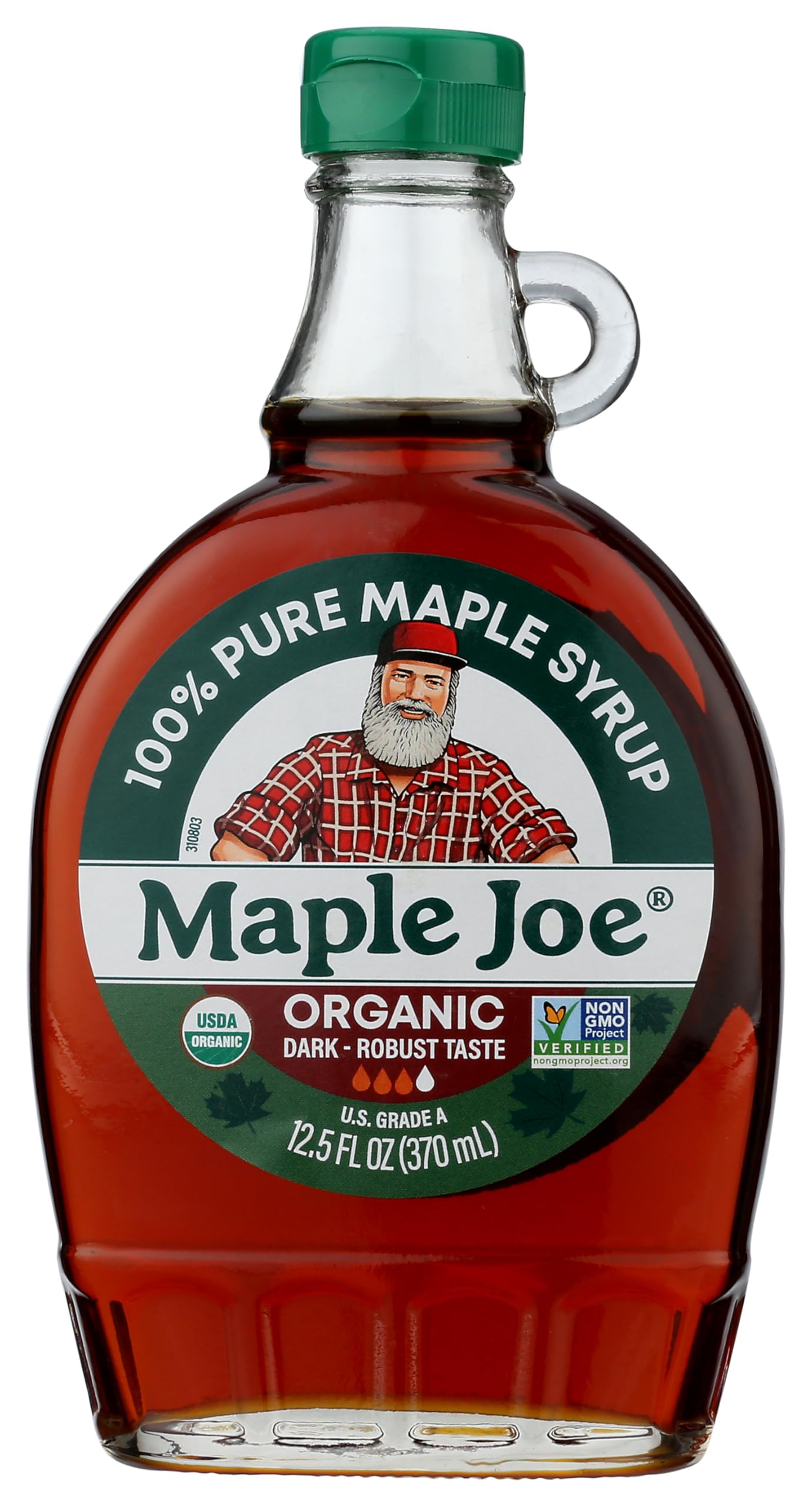Maple Joe, Organic Dark Maple Syrup, 12 Fl Oz