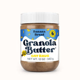 Oat Haus Banana Bread Granola Butter | Peanut-free, Almond (Tree-Nut) Free, & School-Safe (Top 8 Allergen Free) | Cookie Butter Alternative