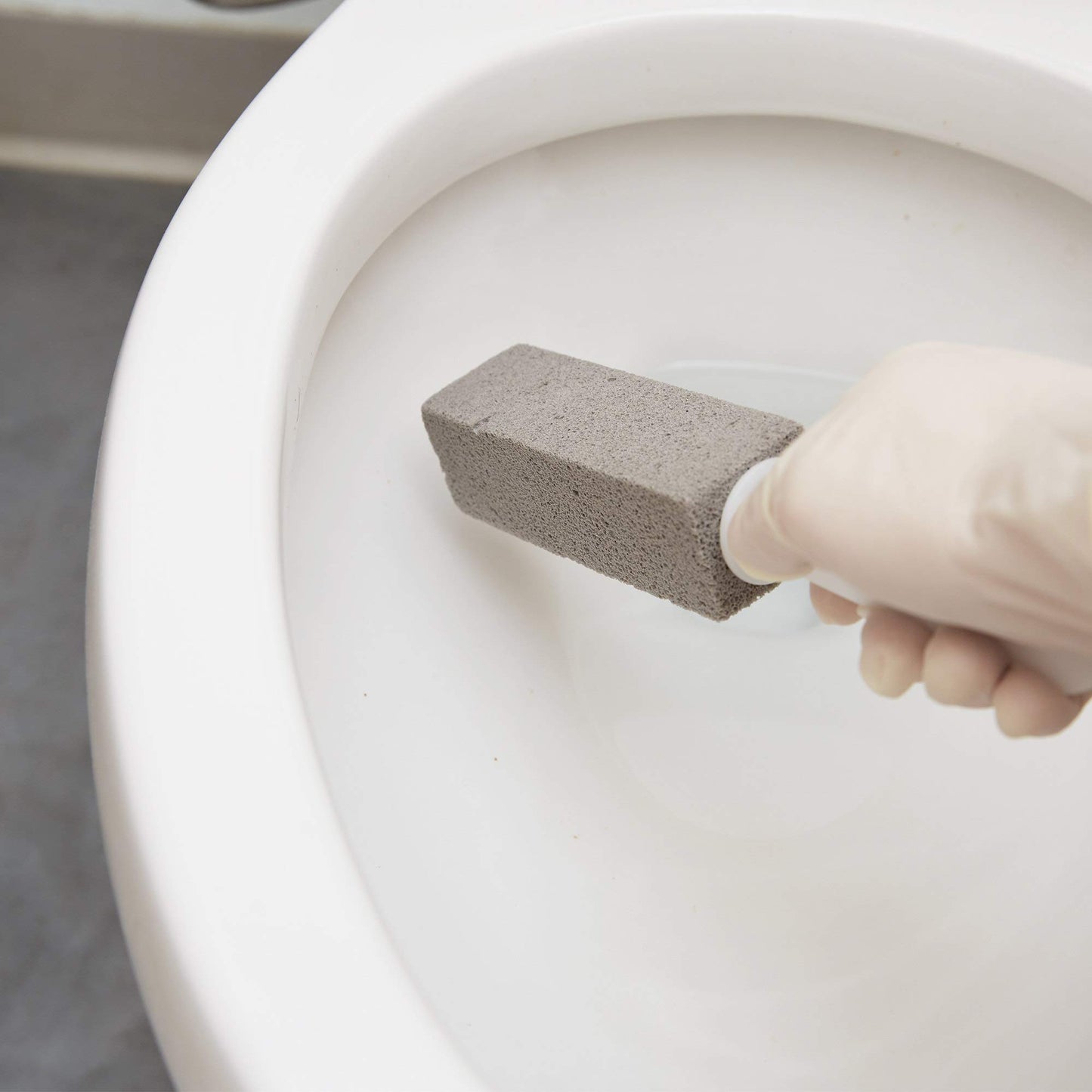 PUMIE Toilet & Tile Pumice Cleaner, Pumice Stick with Handle, Multi-Function Toilet Bowl Ring Remover By US Pumice, Bath-8, Pack of 1