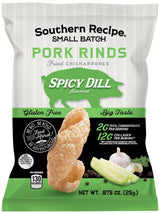 Pork Rinds Variety Pack | Salt & Pepper, Korean BBQ, & Spicy Dill | Southern Recipe Small Batch Chicharrones | Keto Friendly & Low Carb | Snack Bag
