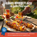 Mr. Spice Organic Sweet and Sour Sauce, Salt Free Sweet & Sour Dipping Sauce (5 mg/serving), Gluten Free, Low Sodium Sauces for Marinade and Wok, No
