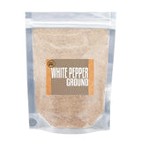 Essential Spice Ground White Pepper - Smooth, Earthy & Mildly Pungent Flavor - Finely Ground White Pepper for Light Sauces, Soups, Marinades & Asian