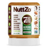 NuttZo Keto Almond Coconut 7 Nut and Seed Butter, Almonds Coconut Brazil Nuts Pecans and More, Keto-Friendly No Added Sugar or Oil, Non GMO