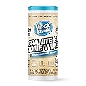 MiracleWipes for Granite & Stone, Clean, Protect, Polish Stone, Marble, Quartz, Slate, Tile, Laminate Surfaces in Kitchen and Bathroom - 30 Count
