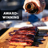 Big Poppa’s Granny’s Hot Honey BBQ Sauce - Award-Winning BBQ Sweet & Mild Hot Sauce for Ribs, Wings, and Pulled Pork - Thin Glaze-Style Flavor