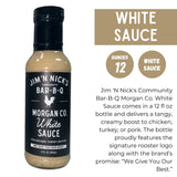 Jim N Nicks World Famous Southern Recipe Bar-B-Q, White Sauce, 12 oz, 1 Pack