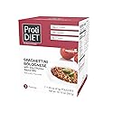 ProtiDIET High Protein Spaghettini Bolognese with Soy Chunks Sauce Mix, Low Fat, Low Sugar, Quick and Easy-to-Prepare Microwavable Protein Pasta
