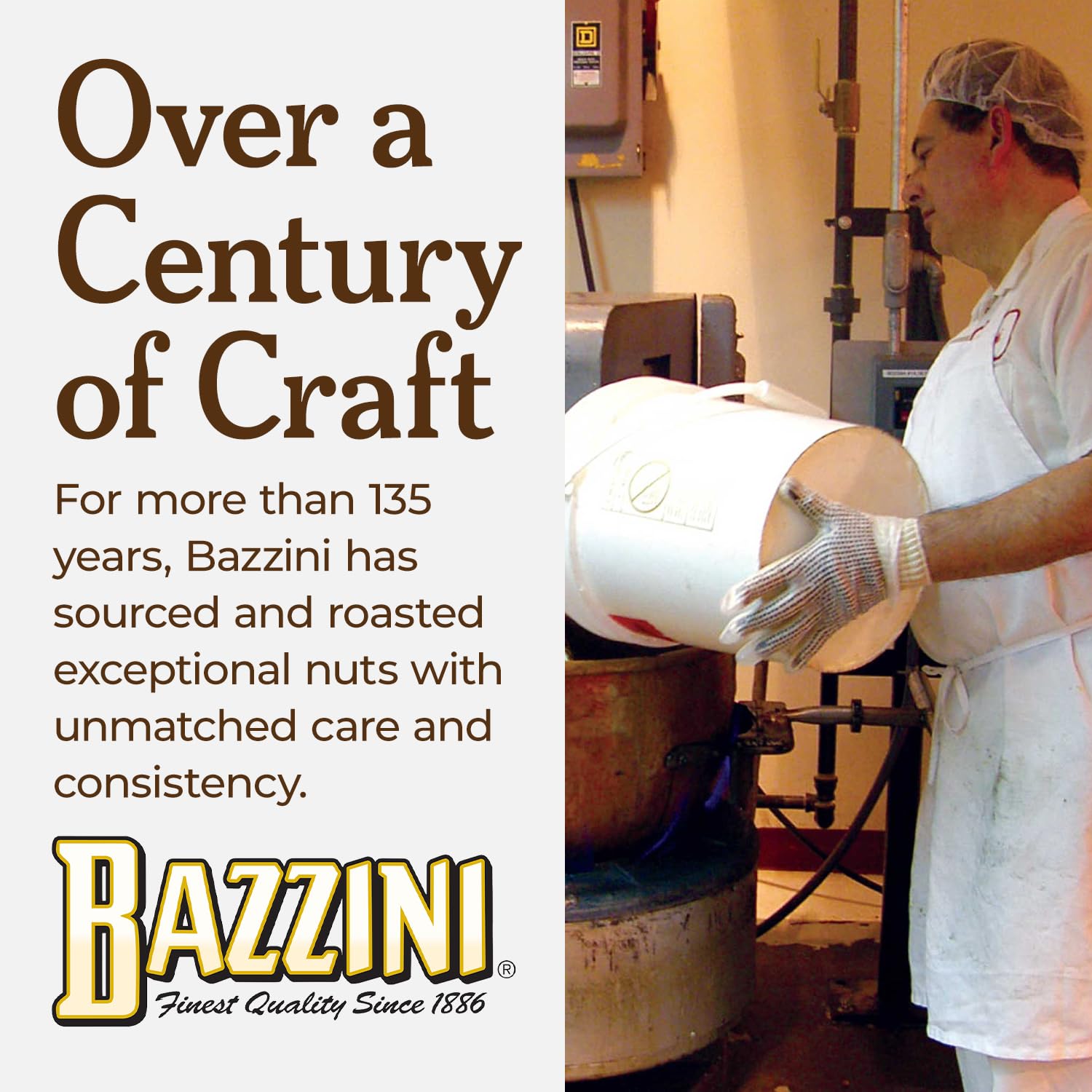 Bazzini Gourmet Nuts, Kosher, Established in 1886, Made in the USA (1 Pouch, Cashews)
