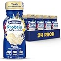 PediaSure Protein, Protein Shake for Kids, 14g Protein, 27 Vitamins & Minerals, Vanilla, 8-fl-oz Bottle, Pack of 24