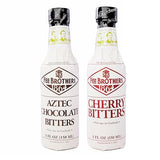 Fee Brothers Aztec Chocolate & Cherry Cocktail Bitters - Aromatic Cocktail Mixer & Concentrated Flavoring, Gluten Free, Vegan-Friendly, 1-5 fl oz