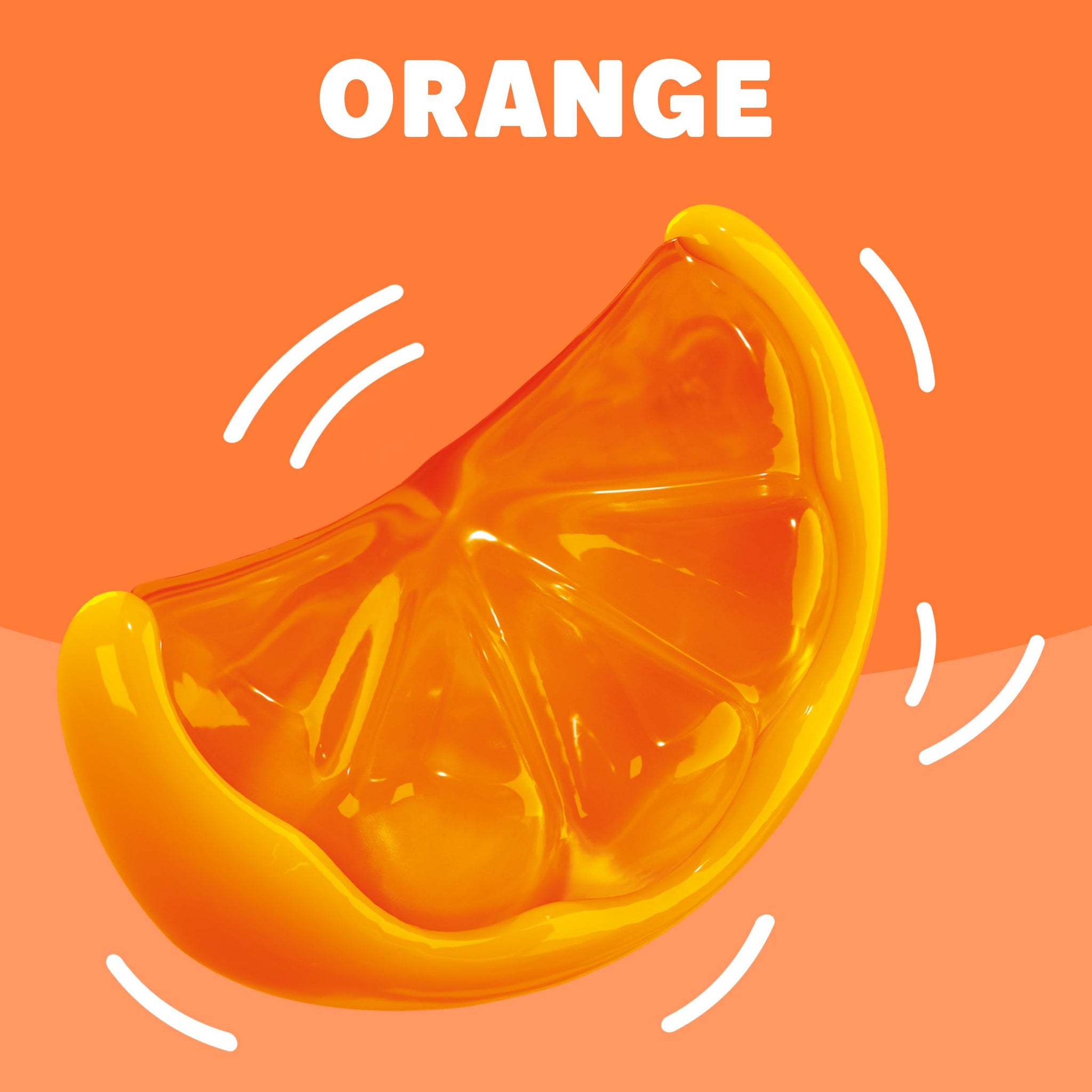 Jell-O Original Orange Artificially Flavored Ready-to-Eat Gelatin Snack Cups, 4 ct Cups