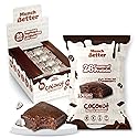 Munch Better Coconut Protein Brownies - 26g Protein, Dairy-Free, Gluten-Free, Low Sugar, 15g Collagen, Clean Ingredients - 8 Count Box