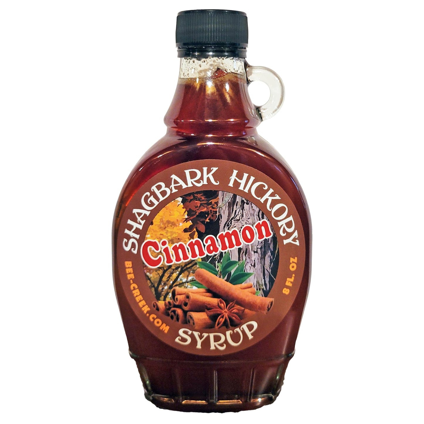 Bee Creek Shagbark Hickory Syrup, Cinnamon, 8 Fl Oz