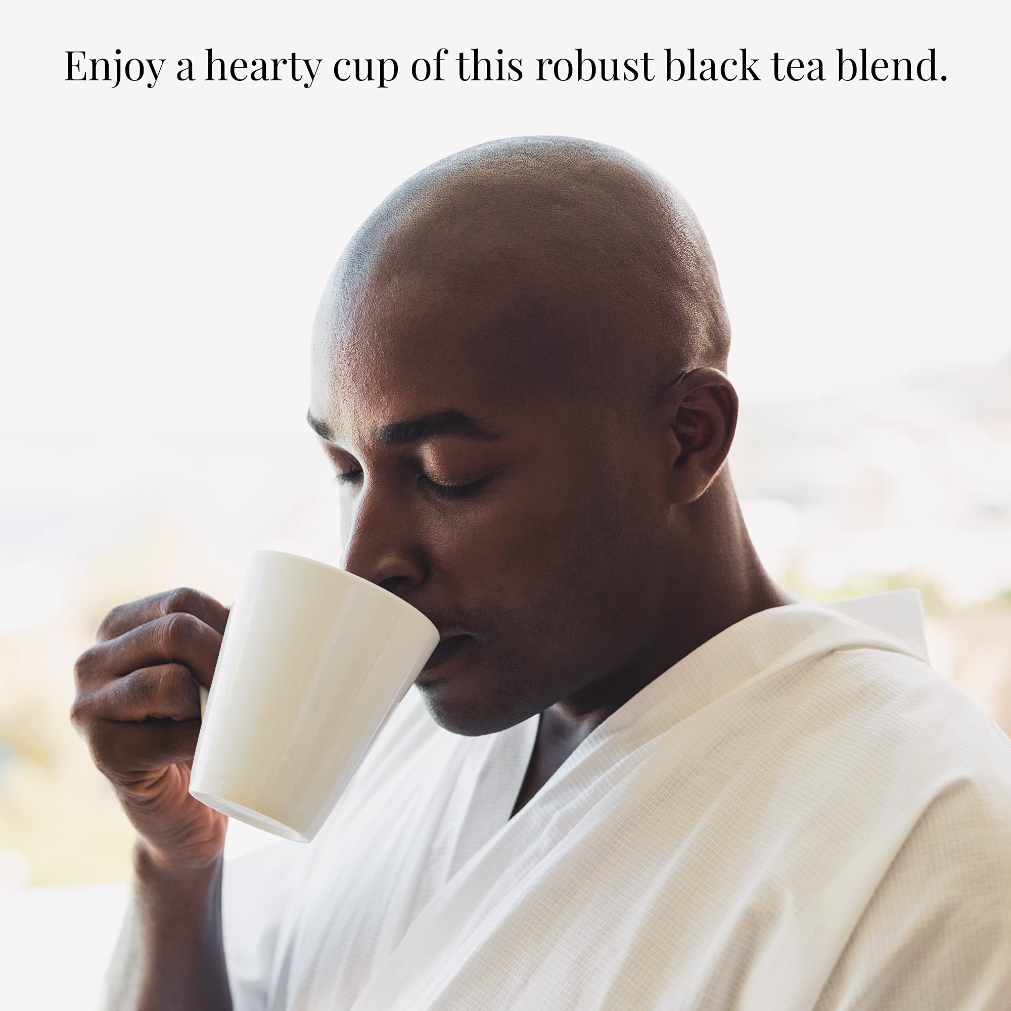 The Republic of Tea - British Breakfast Tea 2.8 oz Tin, 50 Tea Bags, Gourmet Black Tea | Caffeinated