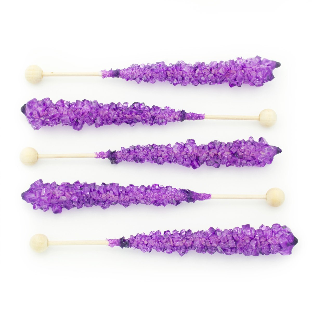 Boone's Mill | Rock Crystal Candy Sticks | Purple Grape | 36 Sticks