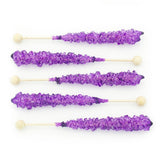 Boone's Mill | Rock Crystal Candy Sticks | Purple Grape | 36 Sticks