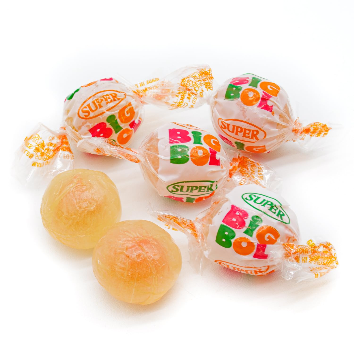 Super Big Bol Bubble Candy Gum 14 oz - SUPER SIZE, Bulk Bag, Fruit Flavored, Nostalgic Gum, Individually Wrapped, Dual Taste & Texture (31 Pieces)