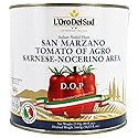 L'Oro Del Sud - D.O.P San Marzano Tomatoes of Agro Sarnese-Nocerino Area, Net Wt. 2550g (88 fl. oz). Pomodoro San Marzano dell’Agro Sarnese-Nocerino