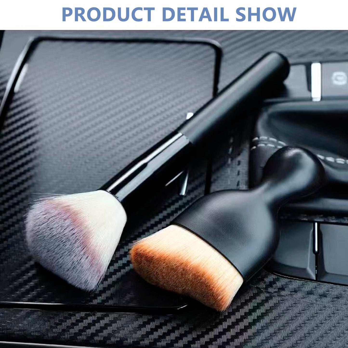 3 Pack Exquisite Microfiber Duster Brushes, Feather Duster,Car Interior Cleaning Brush - Cleaning Tool Efficient Dust Removal for Car Interior