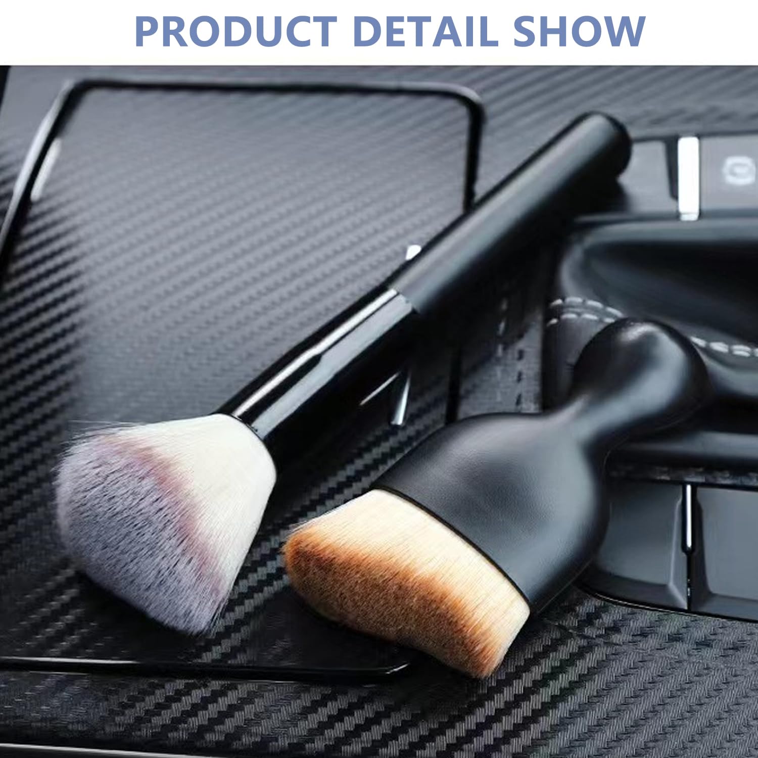 3 Pack Exquisite Microfiber Duster Brushes, Feather Duster,Car Interior Cleaning Brush - Cleaning Tool Efficient Dust Removal for Car Interior