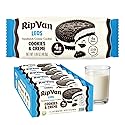 Rip Van LEOs - Cookies and Cream Sandwich Cookies - Low Sugar Snack Cookies - Low Carb Snack - Diabetic Snacks - 40 Low Sugar Cookies (10 Packs