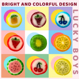 Lucky Boys Fruit Slices Candy Hard Candy Bulk 1 lb Bag of Individually Wrapped Small Candy Variety Fruity Flavors Great for Office, Reception, Buffet