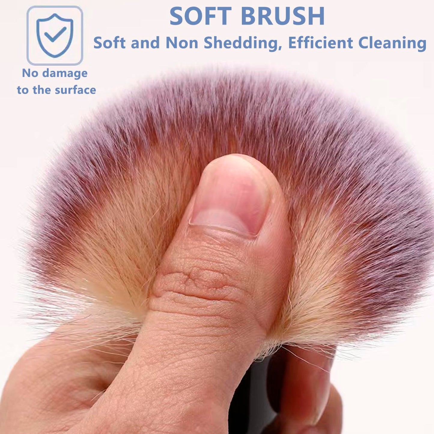 3 Pack Microfiber Duster, Small Dust Brushes, Feather Duster, Soft Fibers, Efficient Dust Removal, Cleaning Tool Perfect for Computers, Keyboards, Car