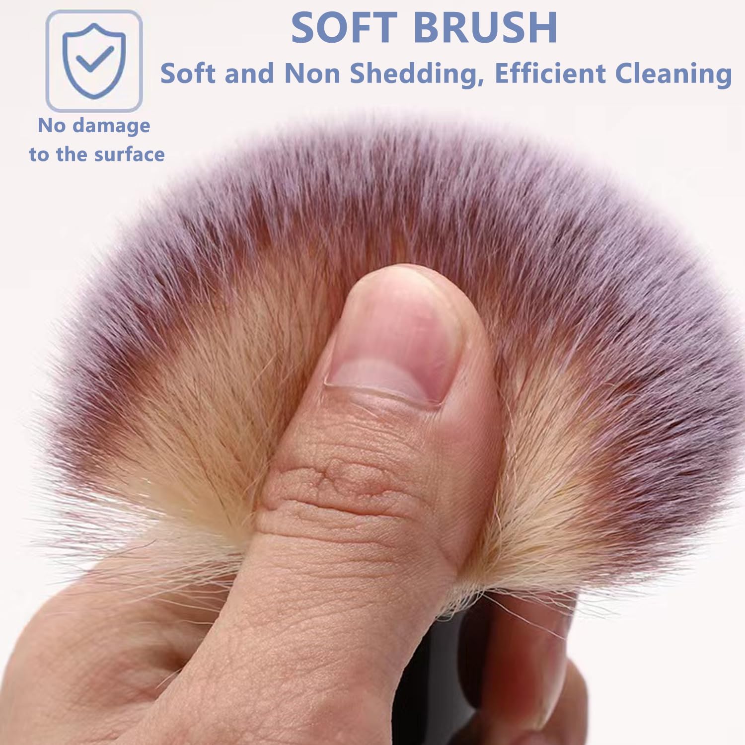 3 Pack Microfiber Duster, Small Dust Brushes, Feather Duster, Soft Fibers, Efficient Dust Removal, Cleaning Tool Perfect for Computers, Keyboards, Car