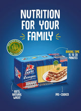 Doria Lasagna, Pasta with Durum Wheat Semolina, 16 oz (Pack of 3)