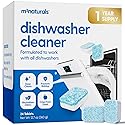 Dishwasher Cleaner & Deodorizer Tablets, Fights Grime, Grease, Limescale, Residue & Odor, Heavy Duty Cleaning Descaler Pods, Septic Safe, 24 Fresh